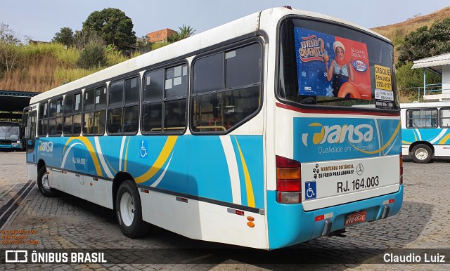 TRANSA - Transa Transporte Coletivo RJ.164.003 na cidade de Três Rios, Rio de Janeiro, Brasil, por Claudio Luiz. Número da foto: #9107894.