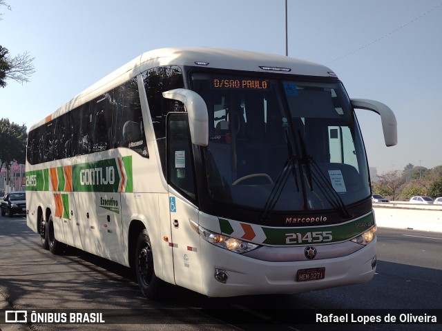 Empresa Gontijo de Transportes 21455 na cidade de São Paulo, São Paulo, Brasil, por Rafael Lopes de Oliveira. ID da foto: 9109758.