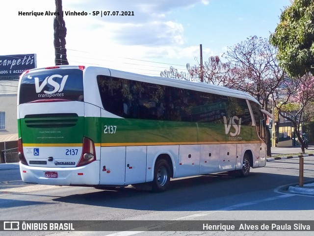 VSI - Viação Santo Ignácio 2137 na cidade de Vinhedo, São Paulo, Brasil, por Henrique Alves de Paula Silva. Número da foto: #9109164.