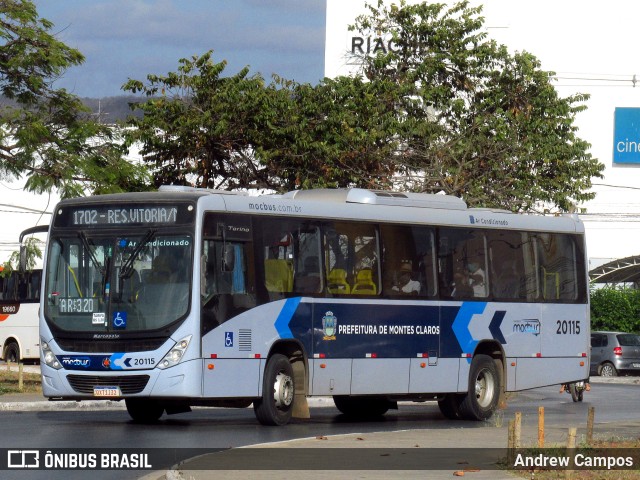 Solaris Transportes 20115 na cidade de Montes Claros, Minas Gerais, Brasil, por Andrew Campos. ID da foto: 9109609.