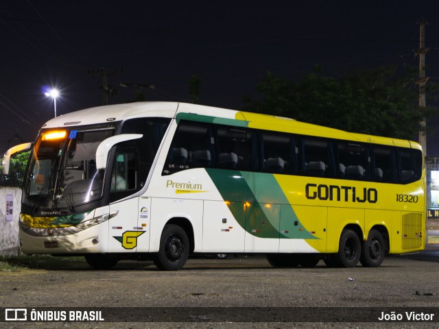 Empresa Gontijo de Transportes 18320 na cidade de Teresina, Piauí, Brasil, por João Victor. Número da foto: #9109815.