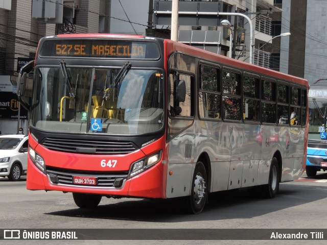 TUSMIL - Transporte Urbano São Miguel 647 na cidade de Juiz de Fora, Minas Gerais, Brasil, por Alexandre Tilli. ID da foto: 9108076.