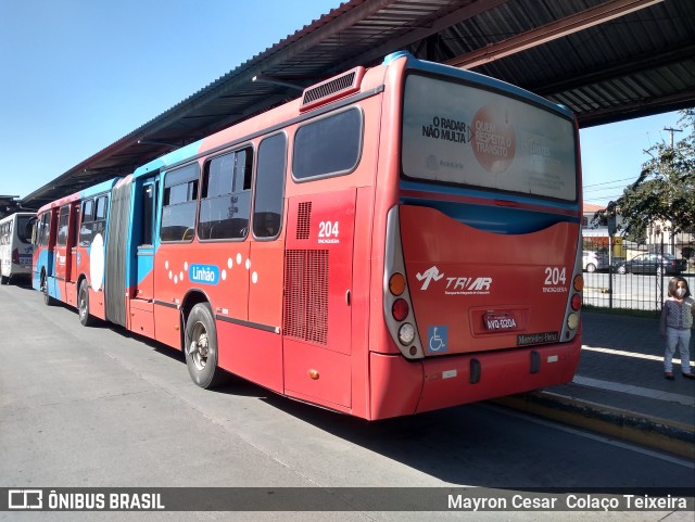 Viação Tindiquera 204 na cidade de Araucária, Paraná, Brasil, por Mayron Cesar  Colaço Teixeira. Número da foto: #9106728.