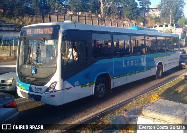 Unimar Transportes 15020 na cidade de Cariacica, Espírito Santo, Brasil, por Everton Costa Goltara. ID da foto: 9106973.