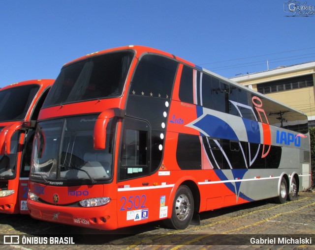 Viação Santana Iapó 2502 na cidade de Ponta Grossa, Paraná, Brasil, por Gabriel Michalski. ID da foto: 9108739.