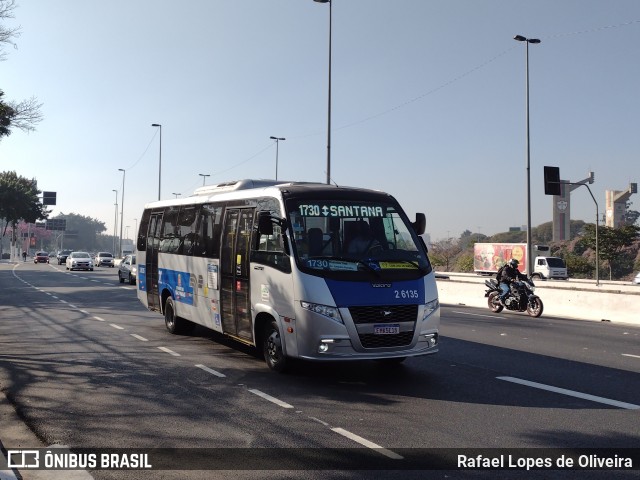 Transcooper > Norte Buss 2 6135 na cidade de São Paulo, São Paulo, Brasil, por Rafael Lopes de Oliveira. ID da foto: 9109584.