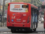 TUSMIL - Transporte Urbano São Miguel 681 na cidade de Juiz de Fora, Minas Gerais, Brasil, por Alexandre Tilli. ID da foto: :id.