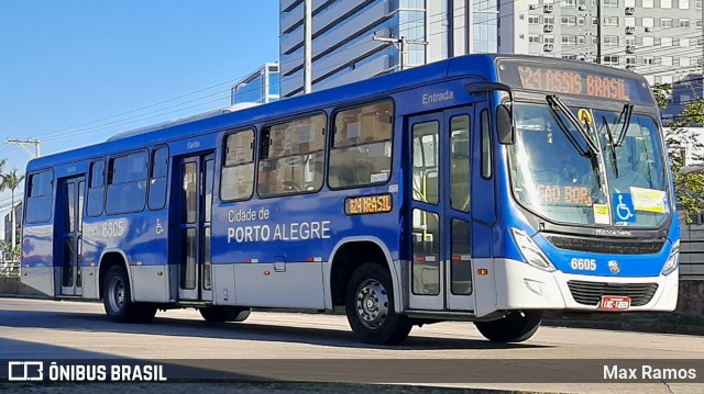 SOPAL - Sociedade de Ônibus Porto-Alegrense Ltda. 6605 na cidade de Porto Alegre, Rio Grande do Sul, Brasil, por Max Ramos. Número da foto: #9112284.