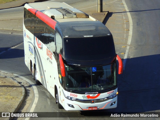 Mateus Turismo 8000 na cidade de Belo Horizonte, Minas Gerais, Brasil, por Adão Raimundo Marcelino. ID da foto: 9112296.