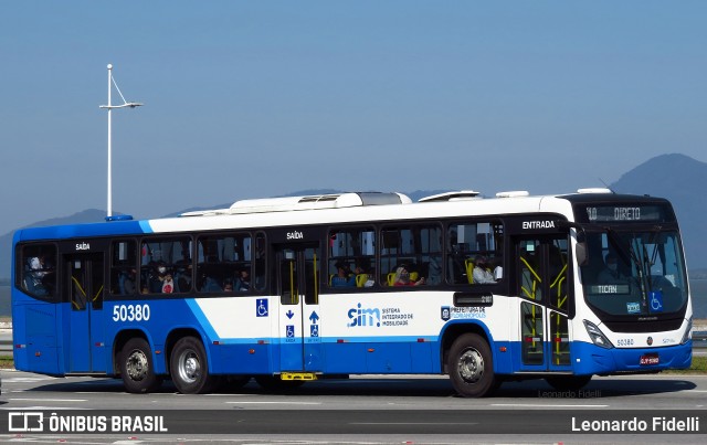Transol Transportes Coletivos 50380 na cidade de Florianópolis, Santa Catarina, Brasil, por Leonardo Fidelli. Número da foto: #9112438.