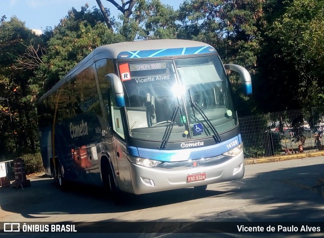Viação Cometa 14120 na cidade de São Paulo, São Paulo, Brasil, por Vicente de Paulo Alves. Número da foto: #9111426.