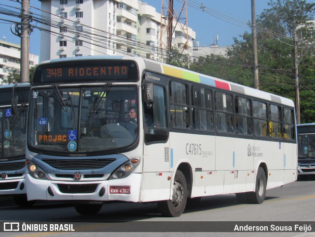 Viação Redentor C47615 na cidade de Rio de Janeiro, Rio de Janeiro, Brasil, por Anderson Sousa Feijó. ID da foto: 9112129.