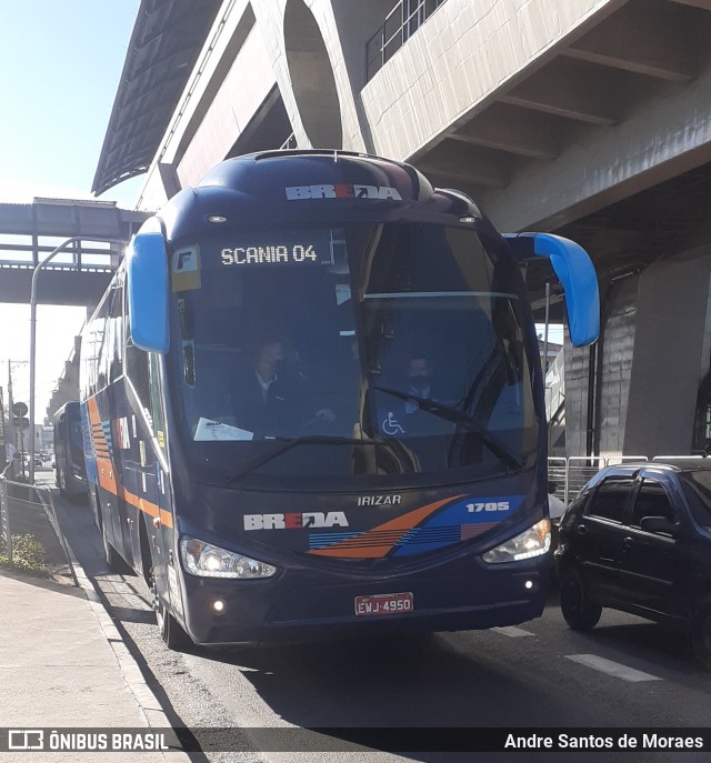 Breda Transportes e Serviços 1705 na cidade de São Paulo, São Paulo, Brasil, por Andre Santos de Moraes. Número da foto: #9110660.