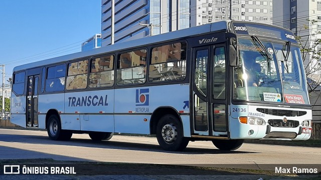 Transcal Sul Transportes Coletivos 24136 na cidade de Porto Alegre, Rio Grande do Sul, Brasil, por Max Ramos. Número da foto: #9112283.