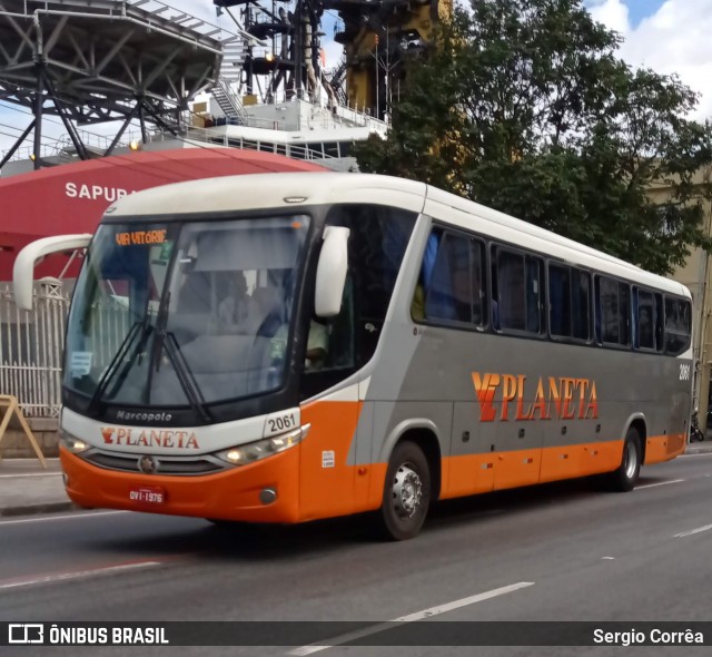 Planeta Transportes Rodoviários 2061 na cidade de Vitória, Espírito Santo, Brasil, por Sergio Corrêa. ID da foto: 9111503.