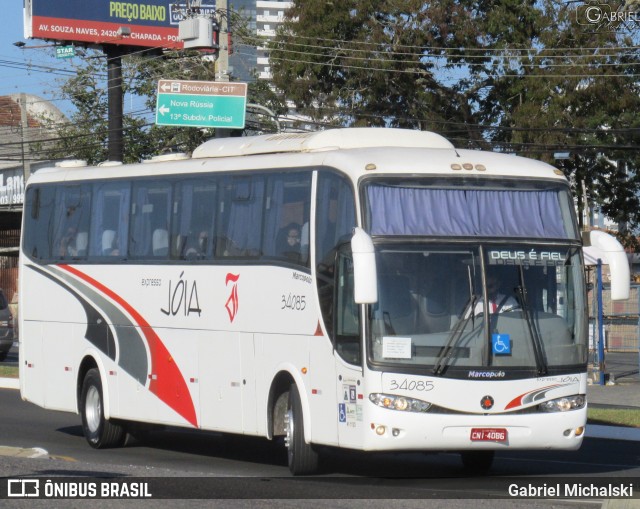 Viação Jóia > Expresso Jóia 34085 na cidade de Ponta Grossa, Paraná, Brasil, por Gabriel Michalski. Número da foto: #9111487.