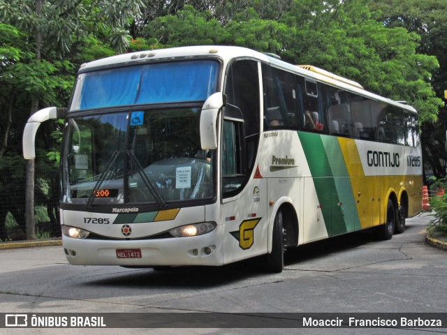 Empresa Gontijo de Transportes 17285 na cidade de São Paulo, São Paulo, Brasil, por Moaccir  Francisco Barboza. ID da foto: 9110347.