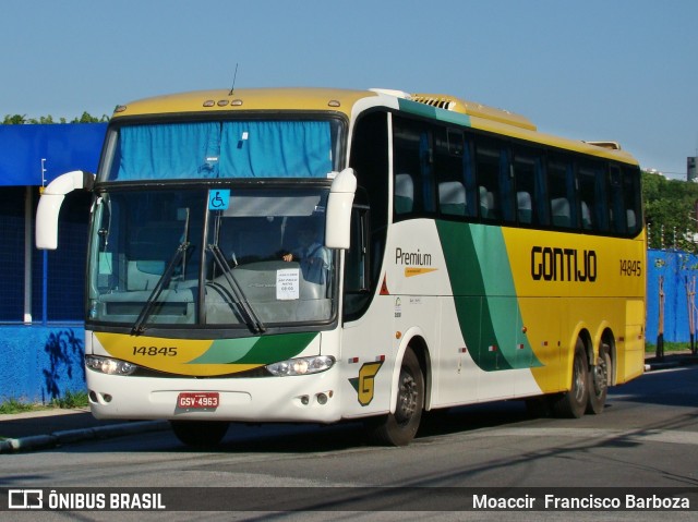 Empresa Gontijo de Transportes 14845 na cidade de São Paulo, São Paulo, Brasil, por Moaccir  Francisco Barboza. ID da foto: 9110333.