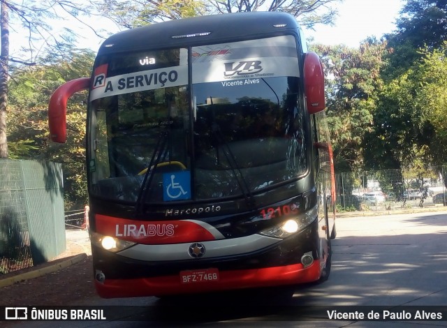 Lirabus 12103 na cidade de São Paulo, São Paulo, Brasil, por Vicente de Paulo Alves. Número da foto: #9111395.