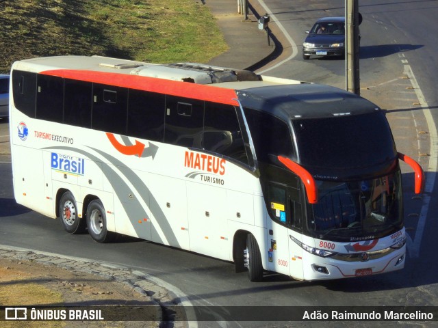 Mateus Turismo 8000 na cidade de Belo Horizonte, Minas Gerais, Brasil, por Adão Raimundo Marcelino. ID da foto: 9112290.