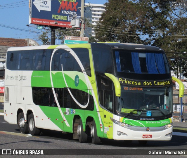 Expresso Princesa dos Campos 6204 na cidade de Ponta Grossa, Paraná, Brasil, por Gabriel Michalski. ID da foto: 9111481.