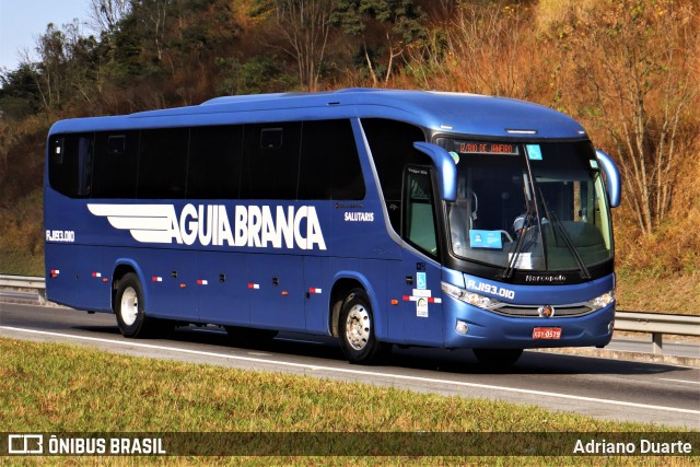 Viação Águia Branca RJ 193.010 na cidade de Petrópolis, Rio de Janeiro, Brasil, por Adriano Duarte. ID da foto: 9114025.