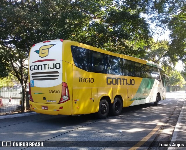 Empresa Gontijo de Transportes 18610 na cidade de São Paulo, São Paulo, Brasil, por Lucas Anjos. ID da foto: 9115193.