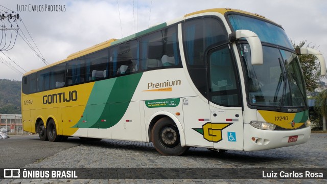 Empresa Gontijo de Transportes 17240 na cidade de Juiz de Fora, Minas Gerais, Brasil, por Luiz Carlos Rosa. Número da foto: #9112781.