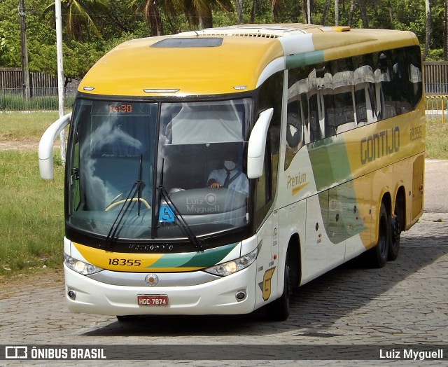 Empresa Gontijo de Transportes 18355 na cidade de João Pessoa, Paraíba, Brasil, por Luiz Myguell. ID da foto: 9113395.