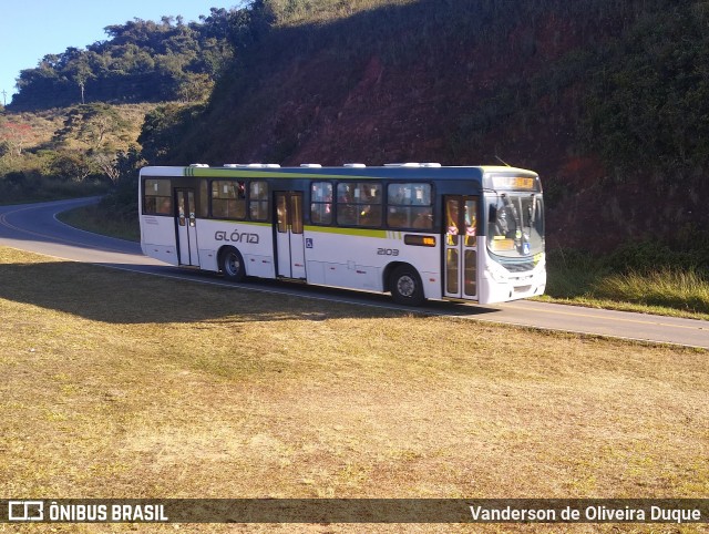 Expresso Glória 2103 na cidade de Valença, Rio de Janeiro, Brasil, por Vanderson de Oliveira Duque. Número da foto: #9114097.