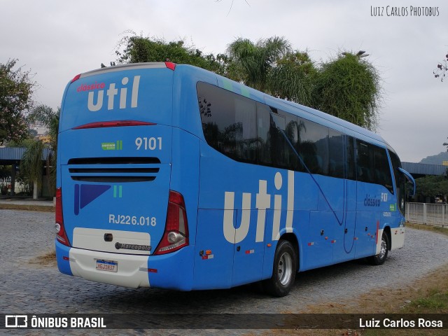 UTIL - União Transporte Interestadual de Luxo 9101 na cidade de Juiz de Fora, Minas Gerais, Brasil, por Luiz Carlos Rosa. ID da foto: 9114111.