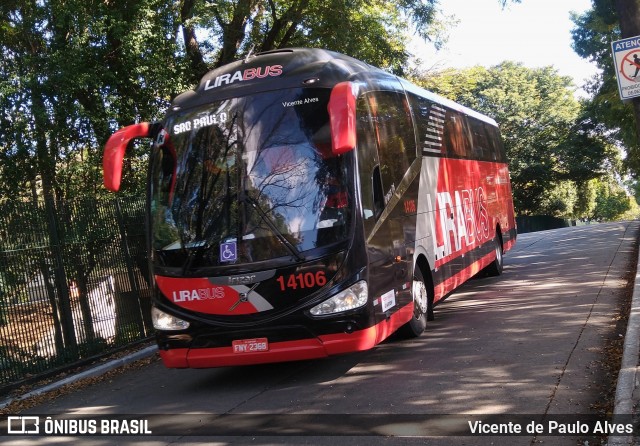 Lirabus 14106 na cidade de São Paulo, São Paulo, Brasil, por Vicente de Paulo Alves. Número da foto: #9113222.