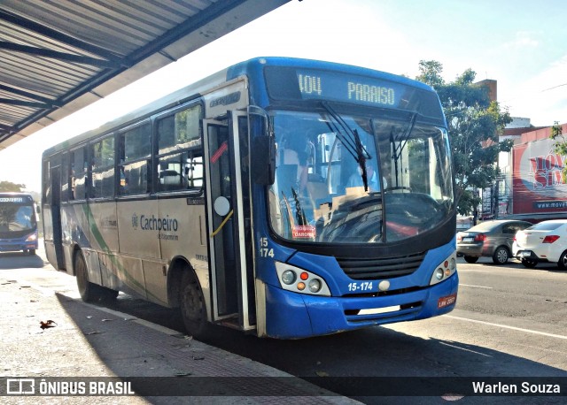 Viação Flecha Branca 15-174 na cidade de Cachoeiro de Itapemirim, Espírito Santo, Brasil, por Warlen Souza. ID da foto: 9112953.