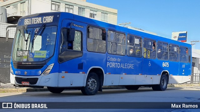 Nortran Transportes Coletivos 6475 na cidade de Porto Alegre, Rio Grande do Sul, Brasil, por Max Ramos. Número da foto: #9113304.