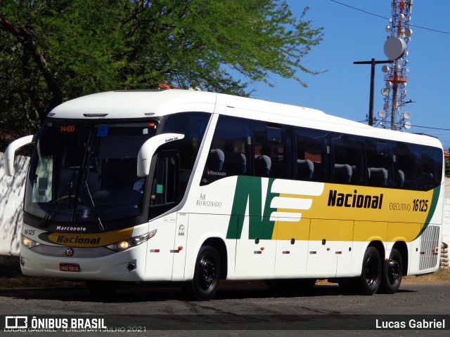 Viação Nacional 16125 na cidade de Teresina, Piauí, Brasil, por Lucas Gabriel. ID da foto: 9114791.