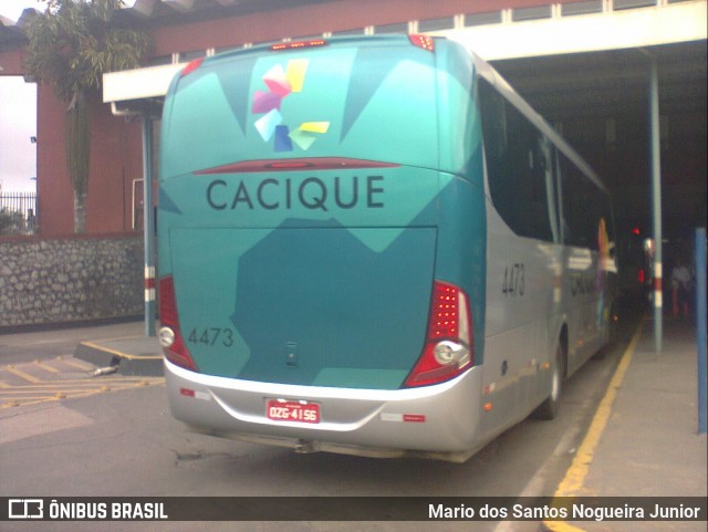 Cacique Transportes 4473 na cidade de Feira de Santana, Bahia, Brasil, por Mario dos Santos Nogueira Junior. Número da foto: #9117432.