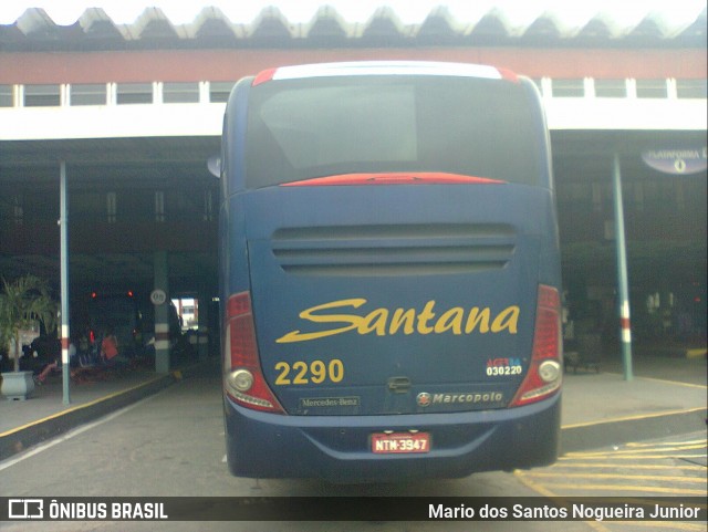 Empresas de Transportes Santana e São Paulo 2290 na cidade de Feira de Santana, Bahia, Brasil, por Mario dos Santos Nogueira Junior. Número da foto: #9117431.