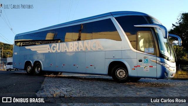 Viação Águia Branca 14011 na cidade de Juiz de Fora, Minas Gerais, Brasil, por Luiz Carlos Rosa. ID da foto: 9117680.