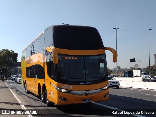 Viação Águia Branca 50750 na cidade de São Paulo, São Paulo, Brasil, por Rafael Lopes de Oliveira. Número da foto: #9117251.