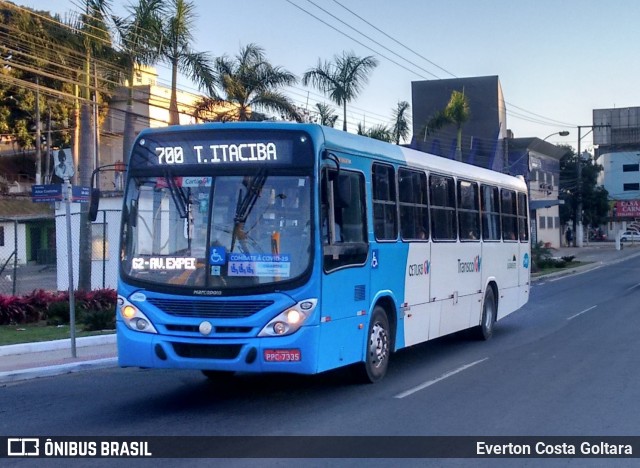 Viação Satélite 25497 na cidade de Cariacica, Espírito Santo, Brasil, por Everton Costa Goltara. Número da foto: #9116091.