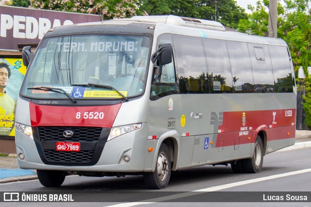 Auto Viação Transcap 8 5520 na cidade de São Paulo, São Paulo, Brasil, por Lucas Sousa. ID da foto: 9118798.