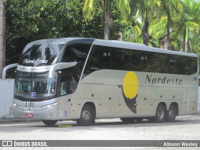 Viação Nordeste 2101 na cidade de Fortaleza, Ceará, Brasil, por Alisson Wesley. ID da foto: 9116923.