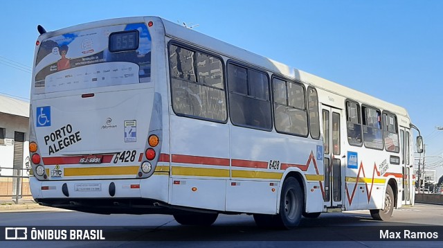 Nortran Transportes Coletivos 6428 na cidade de Porto Alegre, Rio Grande do Sul, Brasil, por Max Ramos. ID da foto: 9116804.