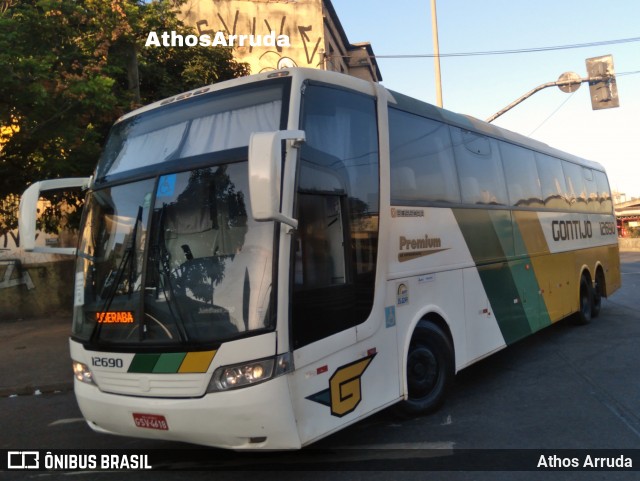 Empresa Gontijo de Transportes 12690 na cidade de Belo Horizonte, Minas Gerais, Brasil, por Athos Arruda. Número da foto: #9118454.