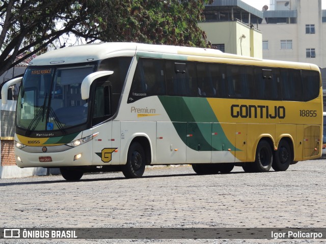 Empresa Gontijo de Transportes 18855 na cidade de Divinópolis, Minas Gerais, Brasil, por Igor Policarpo. ID da foto: 9120807.