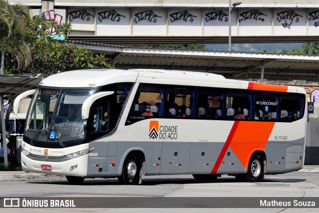 Viação Cidade do Aço RJ 174.063 na cidade de Rio de Janeiro, Rio de Janeiro, Brasil, por Matheus Souza. Número da foto: #9121537.