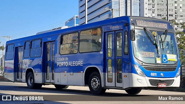 SOPAL - Sociedade de Ônibus Porto-Alegrense Ltda. 6611 na cidade de Porto Alegre, Rio Grande do Sul, Brasil, por Max Ramos. Número da foto: #9121397.