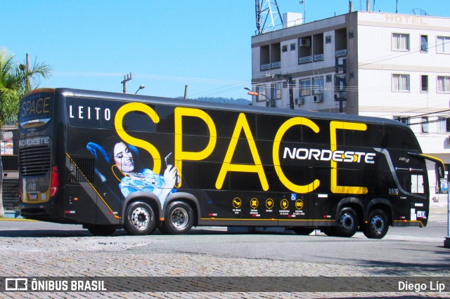 Expresso Nordeste 5610 na cidade de Balneário Camboriú, Santa Catarina, Brasil, por Diego Lip. Número da foto: #9121153.
