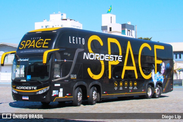 Expresso Nordeste 5610 na cidade de Balneário Camboriú, Santa Catarina, Brasil, por Diego Lip. Número da foto: #9119031.