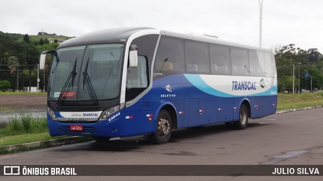 Transcal Sul Transportes Coletivos 24843 na cidade de Porto Alegre, Rio Grande do Sul, Brasil, por JULIO SILVA. Número da foto: #9121644.